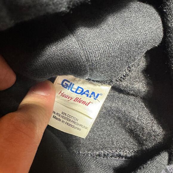 Vintage Y2K Nascar AOP Hoodie Mens XL Black White All Over Print Sweatshirt - Picture 3 of 3